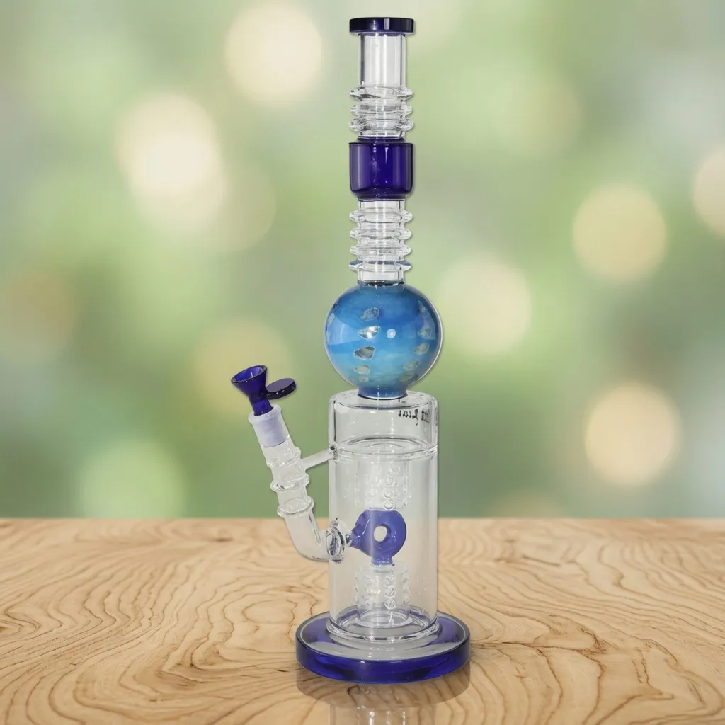 Black Leaf Arty Art Glass Bong+Hole Diffuser Acquista Black Leaf Arty Art Glass Bong+Hole Diffuser - bong | Marghine Grow Shop Olbia