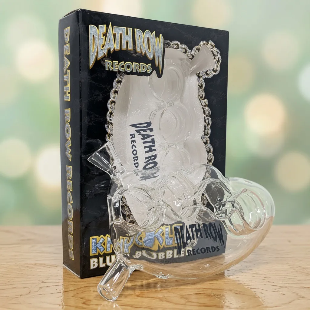 Acquista Death Row - Bubbler Knuckle Blunt da 6" - Trasparente - pipe | Marghine Grow Shop Olbia